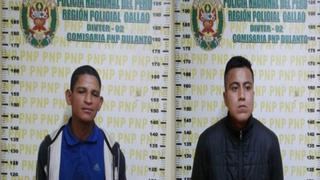 Capturan en el Callao a dos requisitoriados por tráfico ilícito de drogas y hurto agravado