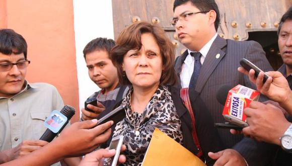 EN LA MIRA. Fiscal María del Rosario Lozada no tiene miedo. (Heiner Aparicio)