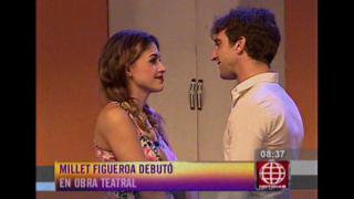 Milett Figueroa debutó en el teatro en la obra ‘Travesuras conyugales’ [Video]