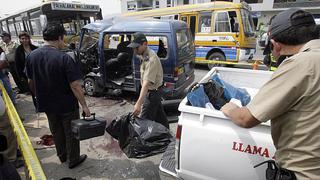 Lima: Más de 347 personas fallecieron en accidentes de tránsito