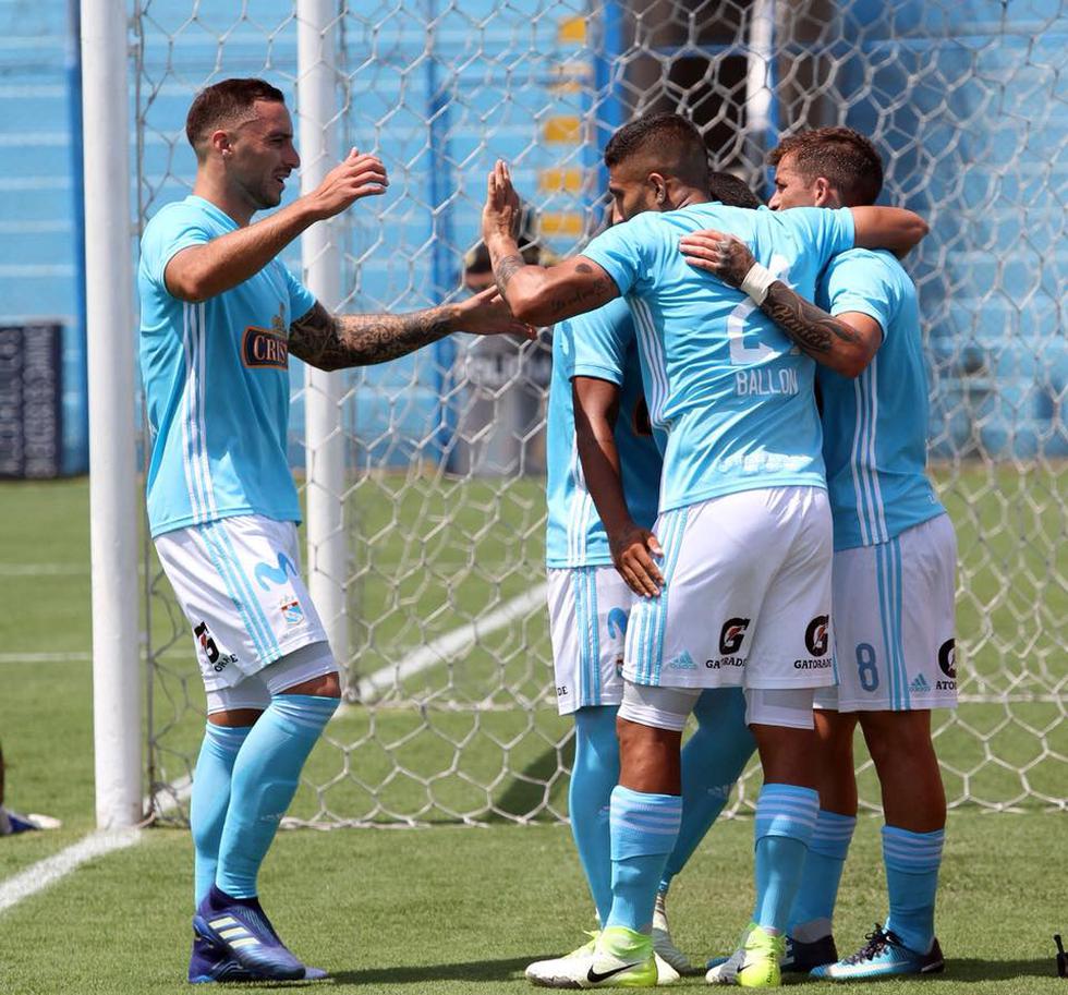 Sporting Cristal y Sport Huancayo empataron 1-1 en la primera final del Torneo de Verano. (@CSCristal)