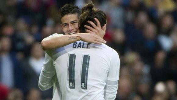 James Rodríguez y Gareth Bale serán tomados en cuenta por Zinedine Zidane. (Foto: AFP)