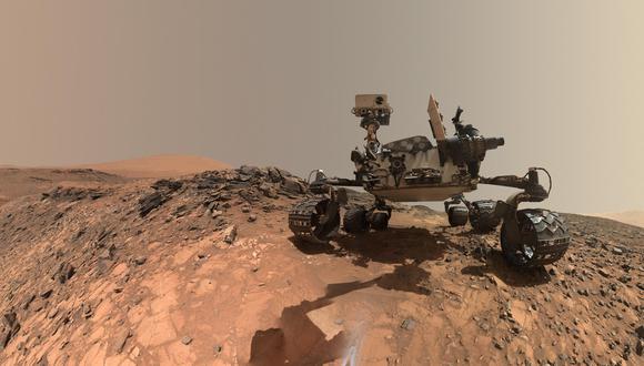 El rover Curiosity ha capturado nubes a la deriva a través del cielo marciano. (Foto: NASA / AFP)