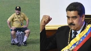 Abren investigación contra Diego Maradona por dedicar victoria a Nicolás Maduro