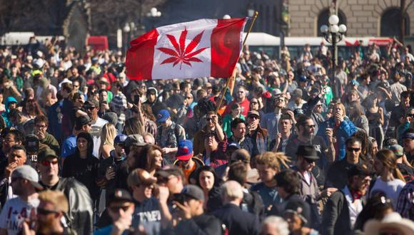 Canadá es el primer país industrializado del mundo en legalizar el consumo de marihuana recreacional. (Foto: AFP)