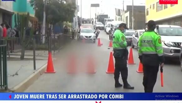 Alexander Salazar se dedicaba a limpiar los parabrisas de vehículos en los semáforos. (TV Perú Noticias)