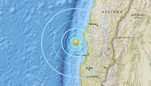 Chile: Dos fuerte sismos sacuden las costas en el norte del país. (USGS)