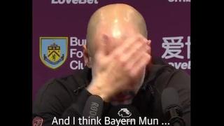 Guardiola confundió al City con Bayern Munich y provocó las risas en conferencia de prensa [VIDEO]
