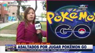 Pokémon GO: Roban celulares a dos adolescentes mientras cazaban pokémones en Cercado de Lima [Video]