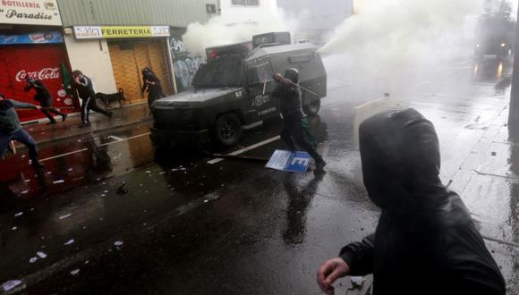 Chile: Incendio intencional en Valparaíso dejó un muerto durante discurso de Michelle Bachelet. (AFP)