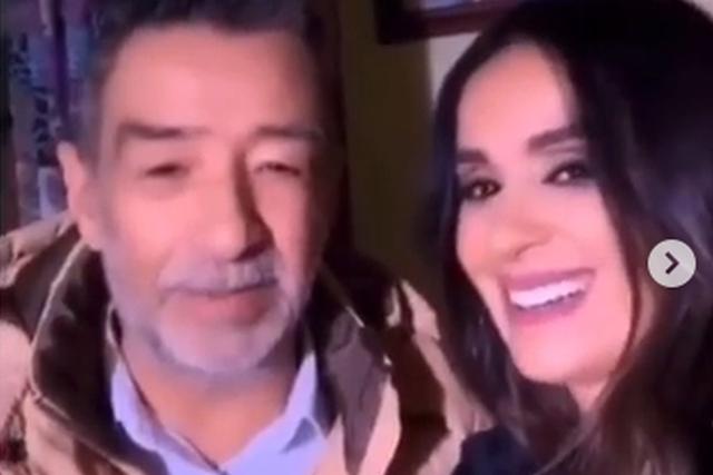 The actress thanks her first acting teacher Alfonso Ortiz.  (Photo: Catherine Siachoque / Instagram)