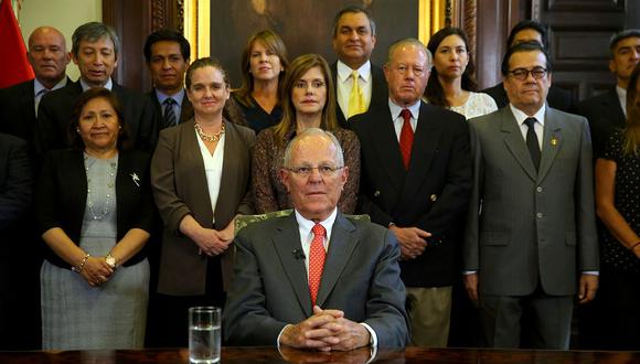 El ex presidente PPK renunció a su cargo en marzo del 2018 y dejó que su primer vicepresidente, Martín Vizcarra, asuma su puesto. (Foto: GEC)