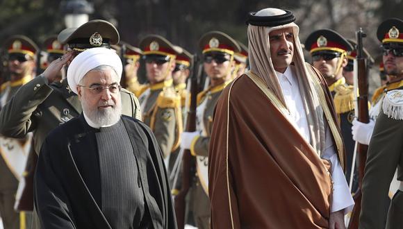 Emir de Catar acude a Irán en medio de la escalada de tensión con EE.UU. (AP)