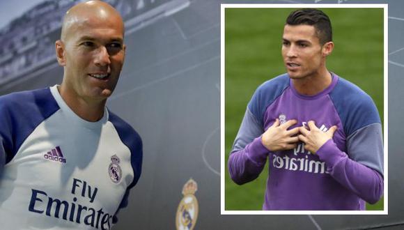 Zinedine Zidane defendió a Cristiano Ronaldo. (EFE)