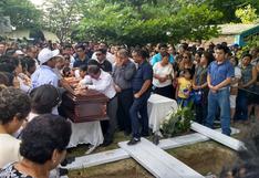 Dan último adiós a militantes apristas que fallecieron en accidente de Piura