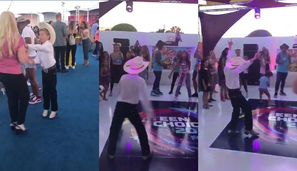 En Facebook se volvió viral el video de un niño que se roba la atención de una fiesta infantil en EE.UU. con sus mejores pasos de baile delante de sus amigos. (Foto: Captura)