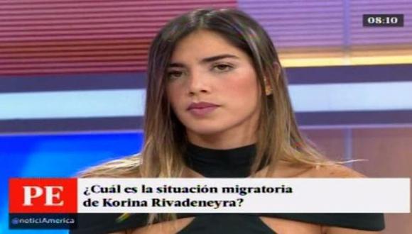 Korina Rivadeneira solicita ayuda a el presidente de la República. (América TV)