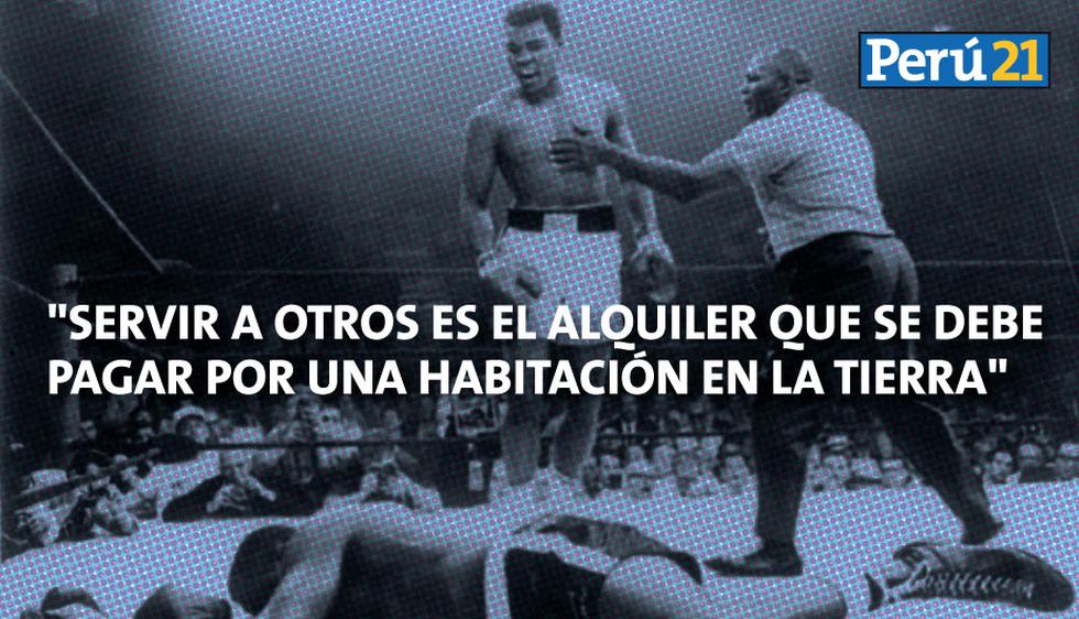 Muhammad Ali: 7 frases del campeón del boxeo que te darán una lección de vida. (Perú21)