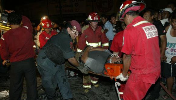Heridos fueron trasladados al hospital de Las Mercedes. (USI/Referencial)