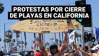 Coronavirus en Estados Unidos: Protestas en California por el cierre de playas