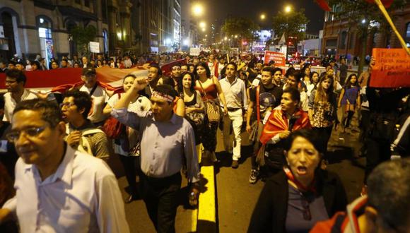 Frente Amplio convocó marcha para el jueves 15 de febrero. (Luis Centurión/Perú21)