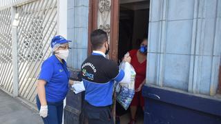 Coronavirus en Perú: entregan canastas con víveres a personas con discapacidad en Lince [FOTOS]