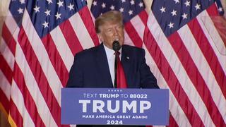 Donald Trump anuncia que postulará por tercera vez a la ‘Casa Blanca’