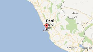 Leve sismo de 4 grados se sintió en Lima