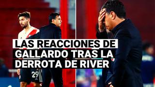 Marcelo Gallardo y su reacción tras la derrota del ‘Millonario’ por las semifinales de la Copa Libertadores