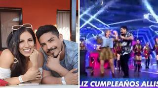 “EEG”: Allison Pastor y su curioso gesto al ver bailar a Erick Elera con Johanna San Miguel ¿Se molestó? | VIDEO
