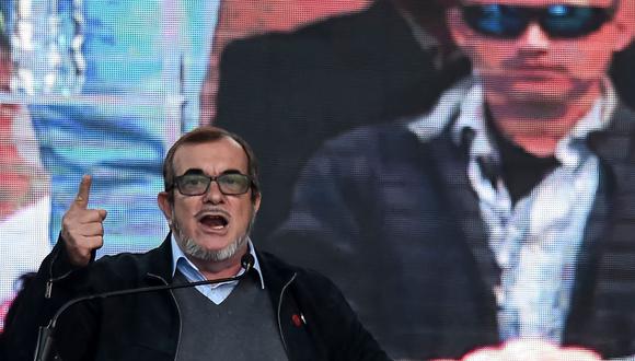 Rodrigo Londoño inició su campaña para el sillón presidencial de Colombia (AFP).