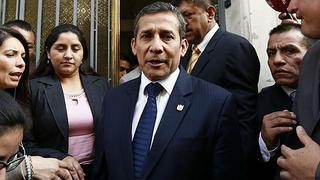 Ollanta Humala: "Pedido de detención preventiva para Nadine Heredia podría verse como persecución política"