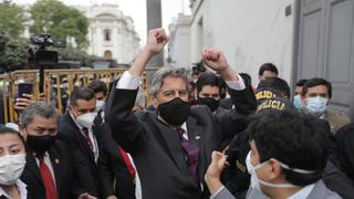 Martín Vizcarra felicita a Francisco Sagasti por su elección como presidente del Congreso