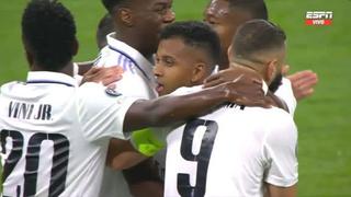 Ya lo gana Real Madrid: Rodrygo firmó el 1-0 sobre Shakhtar Donetsk [VIDEO]