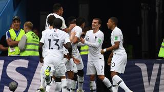 Francia avanzó a la semifinal de Rusia 2018 tras derrotar 2-0 a Uruguay [VIDEOS]