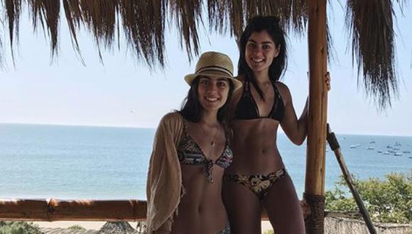 Ambas estuvieron en playa Órganos de Piura por Fiestas Patrias. (Instagram: @twosidesblog)