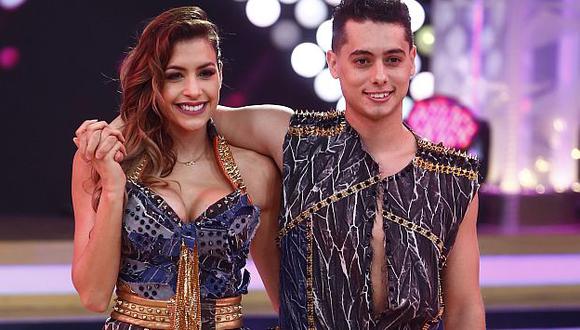 Milett Figueroa y su bailarín se amanecieron 'juergueando' tras ganar 'El gran show'. (USI)
