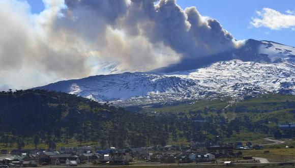 Vista del volcán Copahue en Neuquén, Argentina. (Reuters)