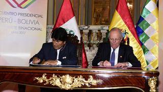 Perú y Bolivia suscriben acuerdos para impulsar el desarrollo de ambos países