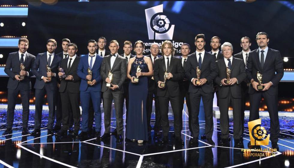 Liga española: Atlético de Madrid arrasó con premios La Liga temporada 2015/2016. (@LaLiga)