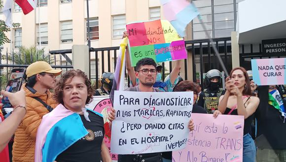 La población sexualmente diversa exige derogación de decreto supremo. (Foto: Iris Mariscal)