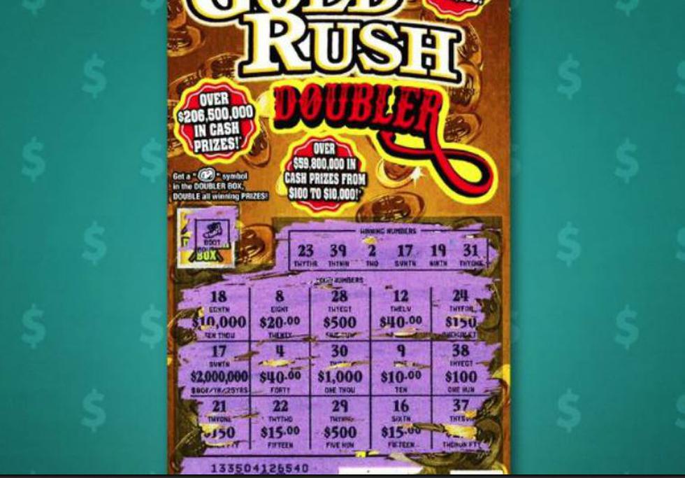¡Afortunado! Un joven ganó hoy una lotería de US$15 millones tras invertir solo US$30 en un 'raspadito', en Florida. (Twitter/@floridalottery)
