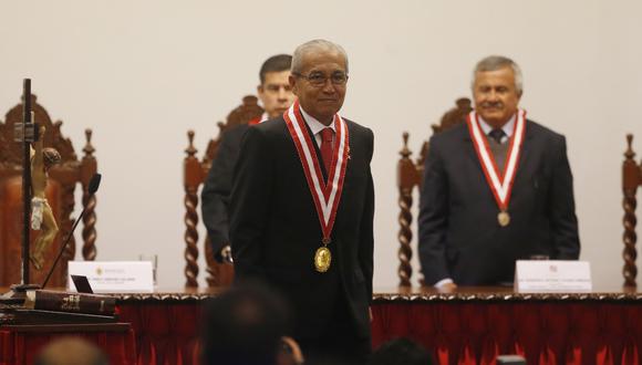 Pedro Chávarry niega campaña mediática para que acceda al cargo: "Estoy sorprendido". (Mario Zapata/Perú21)