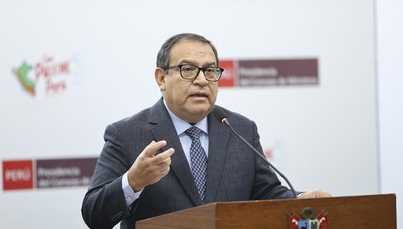 Alberto Otárola, presidente del Consejo de Ministros