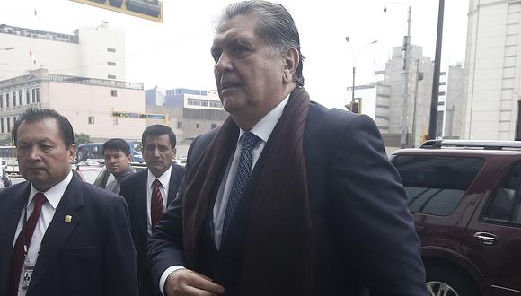 El ex presidente Alan García se presentará a la fiscalía para brindar detalles por denuncia que realizó. (Foto: GEC)