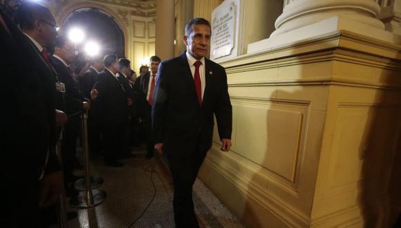 En la mira. Ollanta Humala, que compareció ante el Congreso, podría pasar a calidad de investigado. (Atoq RAmón)