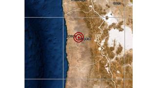 Sismo de magnitud 5,5 se reportó esta noche en Tacna, señala IGP