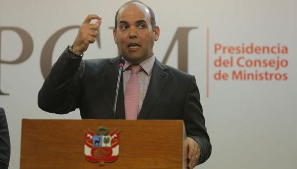 Fernando Zavala afirmó que &quot;denuncia&quot; de Procuraduría Anticorrupción &quot;carece de sustento&quot;. (David Huamaní)