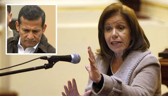 Lourdes Flores criticó fuertemente al presidente Humala. (USI)