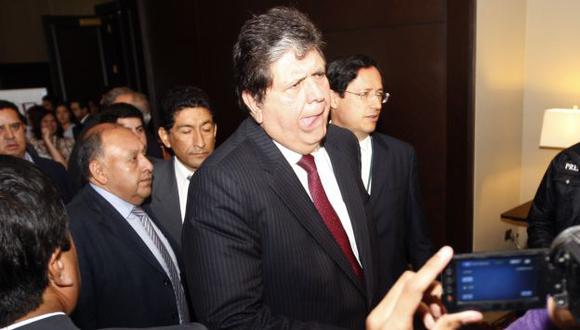 SE PASEA. El expresidente Alan García sería citado a la Fiscalía para que rinda su declaración. (Rochi León)